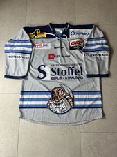 Straubing Tigers Trikot #22 Game Worn Eishockey DEL Vintage XL