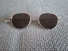 EYEVAN 7285 Oval Titan Sunglasses Model 170 Shinny Silver & Gray Lenses 49-22