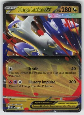 MEGA LATIAS EX 011 HOLO PROMO ME: MEGA EVOLUTION PROMO POKEMON HOLO NEAR MINT