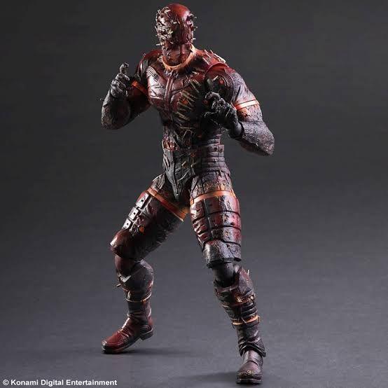 Burning Man Play Arts Kai Figure Metal Gear Solid V The Phantom