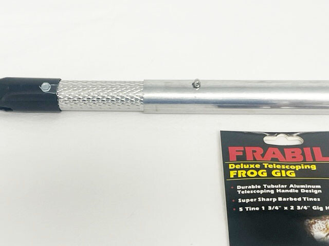 FRABILL FROG GIG/FISH SPEAR, 5 TINE, EXTENDABLE 6 TO 12 FOOT