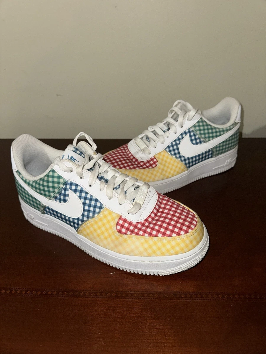 Nike Air Force 1 QS Low Gingham Pack - Multicolor W for sale | eBay