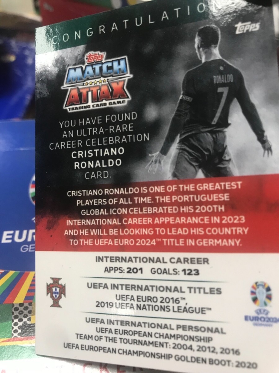 Topps Match Attax Euro 2024 Cristiano Ronaldo The Siuuu