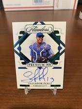 2022 Panini Flawless Salvador Perez Premium Ink