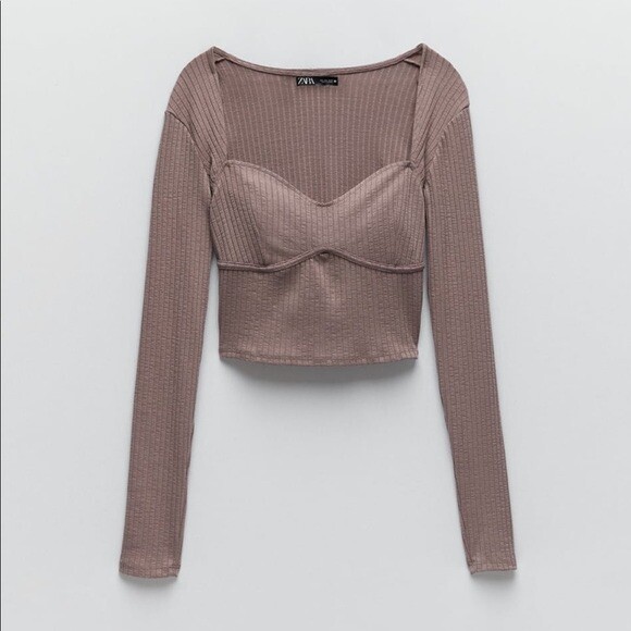 square neck zara