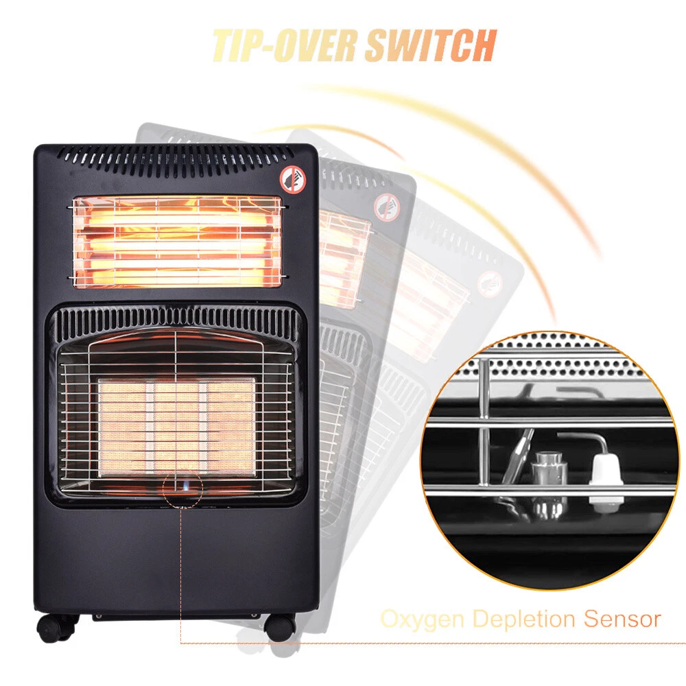 Gas Heater Catalytic 4200W Portable Butane Cabinet Fire Heaters With  Regulator | eBay
