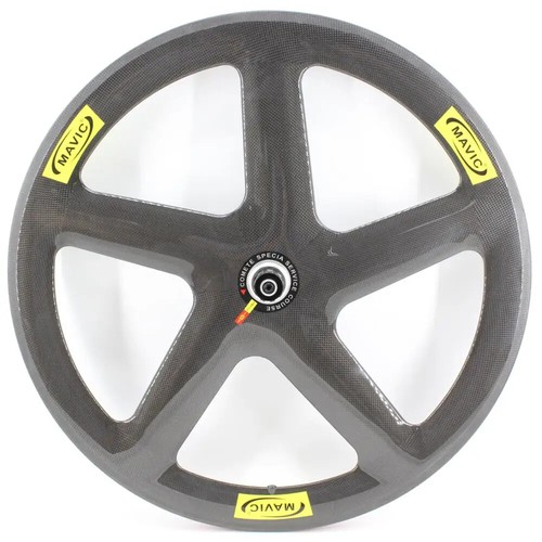 700C Road Track Fixed Gear Bike Full Carbon 5Spoke Bicycle Wheelset Clincher Rim - Picture 5 of 21