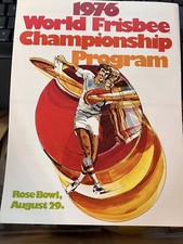 Wham-o Frisbee August 29th 1976 Rose Bowl world Championship program