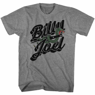 Billy Joel Snake & Dagger Men's T Shirt Rock Music Concert Tour Merch 