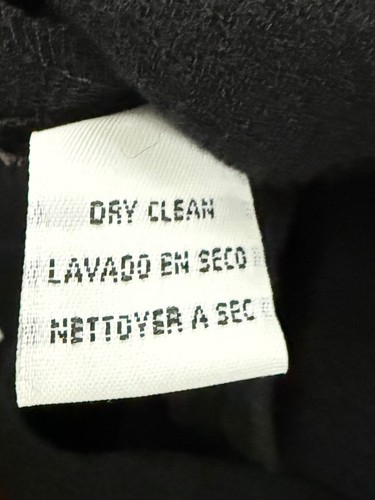 Abrigo Jones New York Vintage 100% Lana Negro - Imagen 4 de 11