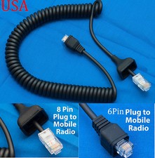 Replacement Cable 6pin RJ-45 for Kenwood TK-780/785 TK-805 TK-806 /8102