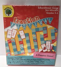 Learning Fraction Grades 3-4 Festival Fun Learn Great Gift New Sealed