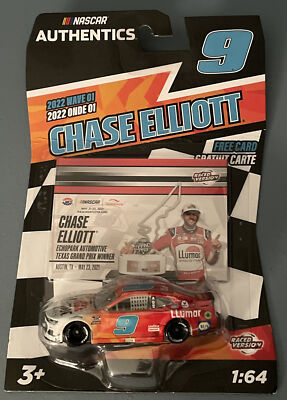 2022 Wave 1 Chase Elliott Llumar Window Win 1/64 NASCAR Authentics New in Box 