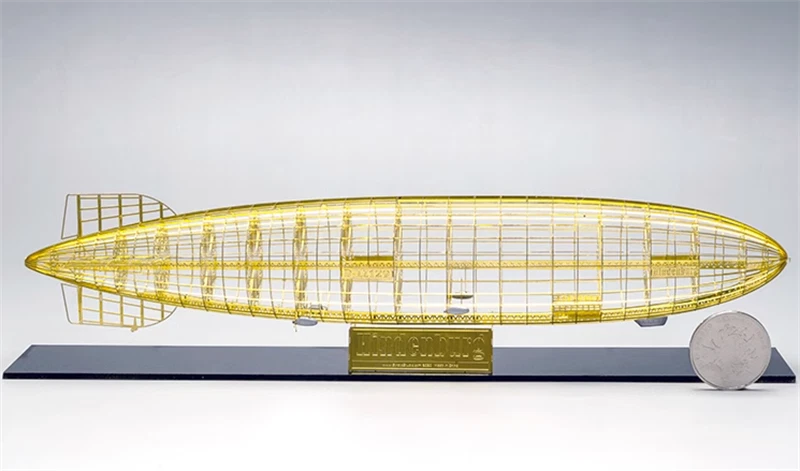 Conjunto de metal latón The Hindenburg Airship 1/1000 construcción modelo esqueleto Foto 2 de 4