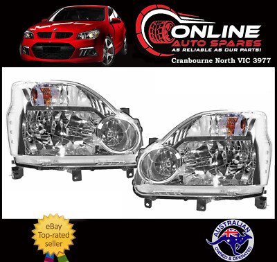 Headlight PAIR fit Nissan X-Trail T31 07-10 HALOGEN TYPE ADR head light lamp