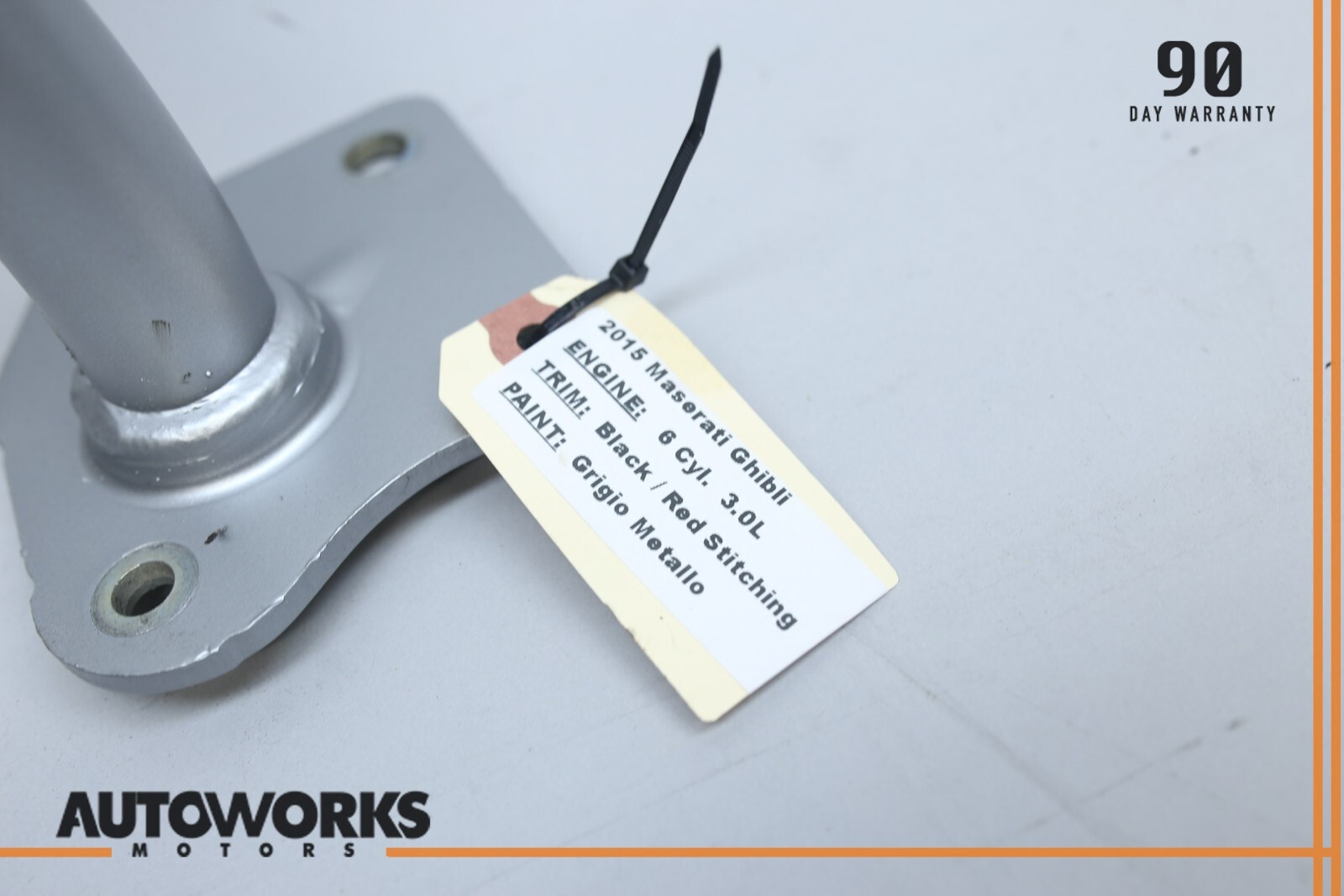 14-20 Maserati Ghibli M157 Rear Left & Right Side Trunk Hinge Set Grigio Met OEM