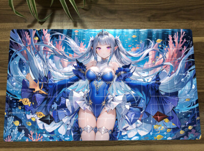 YGO Tearlaments Scheiren TCG CCG Playmat Card Game Mat Table Pad Free Bag