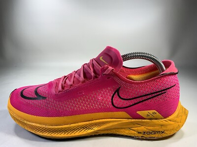 Nike ZoomX Streakfly Hyper Pink Laser Orange Black Mens Size 7.5