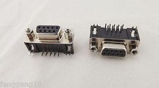 1pc D-Sub DB9 9 Pin RS232 Serial Female Jack Right Angle PCB Solder Connector
