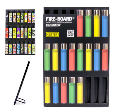 FIRE-BOARD  - Display für 24 Clipper-Feuerzeuge