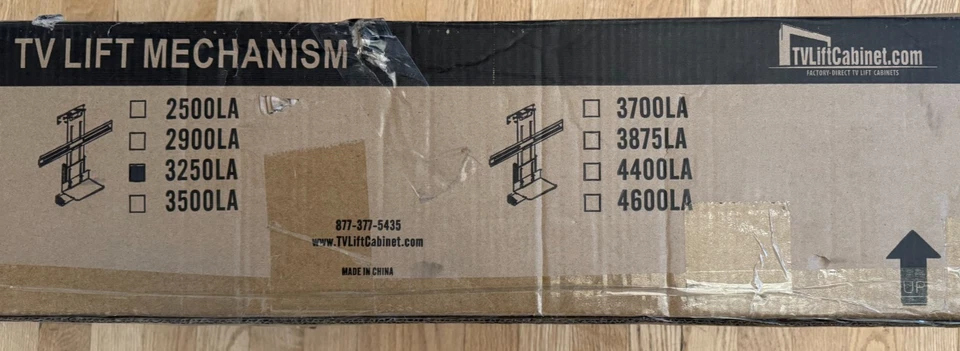 32-1/2 32.5 Inch Tall TV Lift by TVLIFTCABINET - 3250LA - Supports up to 55" TV! - Image 4 of 4