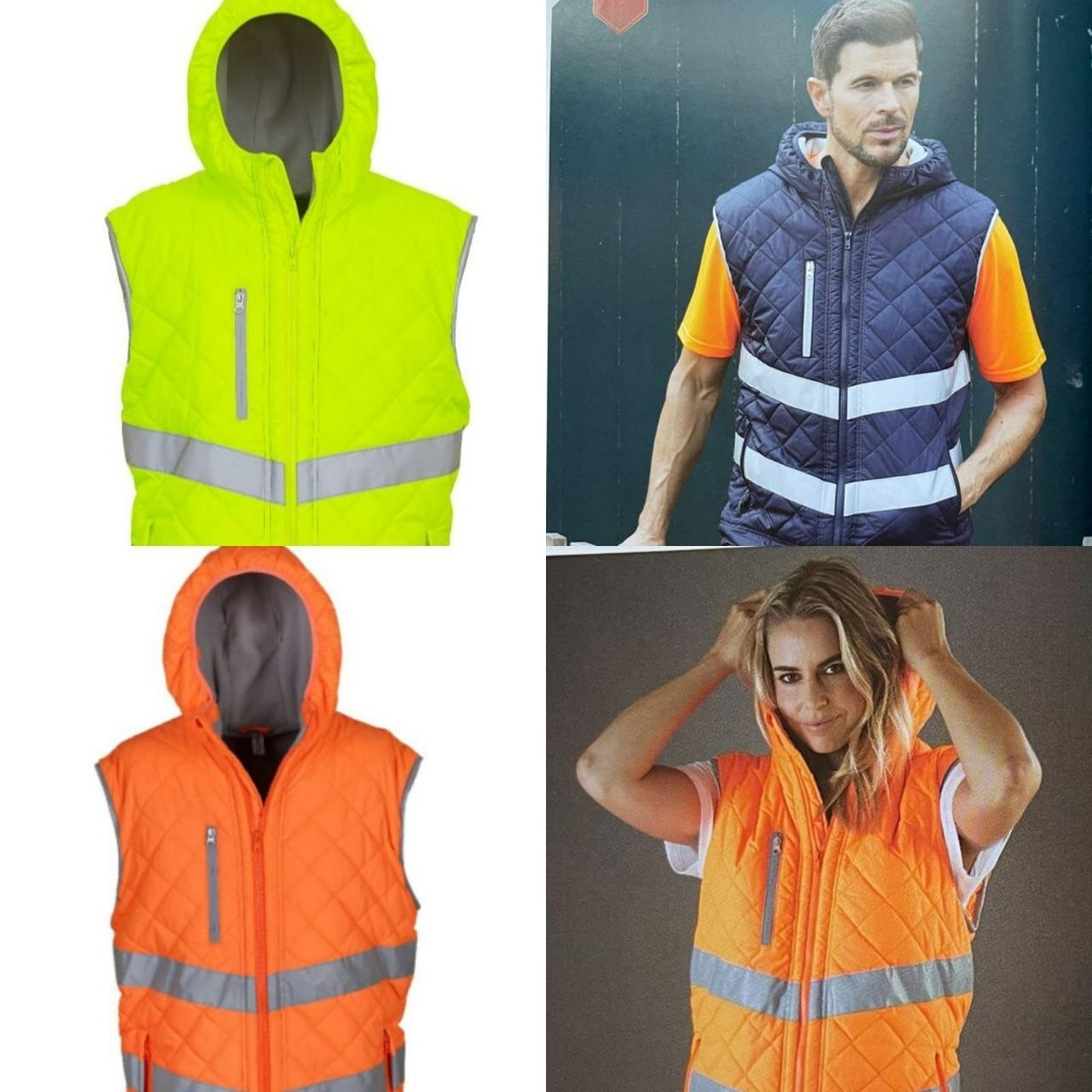 Yoko Hi Vis Viz Visibility Safety Workwear Showerproof Kensington