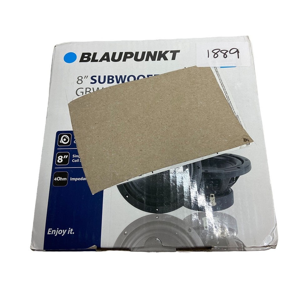 Blaupunkt 8Inch Single Voice Coil Subwoofer with 400W Power eBay