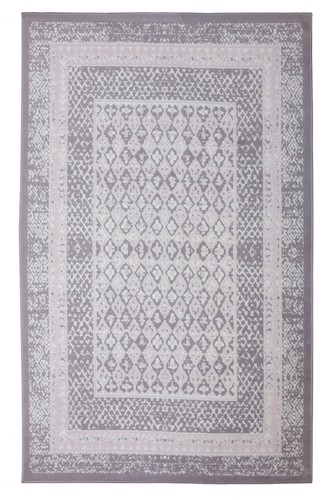 Bordered Transitional - 3'6"x5'6", Geometric Pattern Area Rug - 510 - Picture 4 of 31