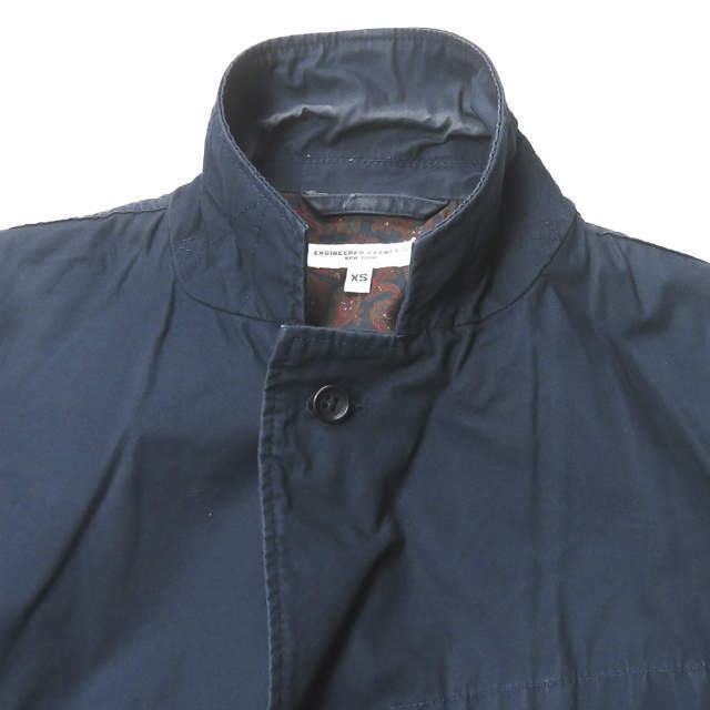 Engineered Garments Baker Jacket - Weather Poplin XS Navy Engineered Garments Baker Jacket - Weather Poplin XS Navy