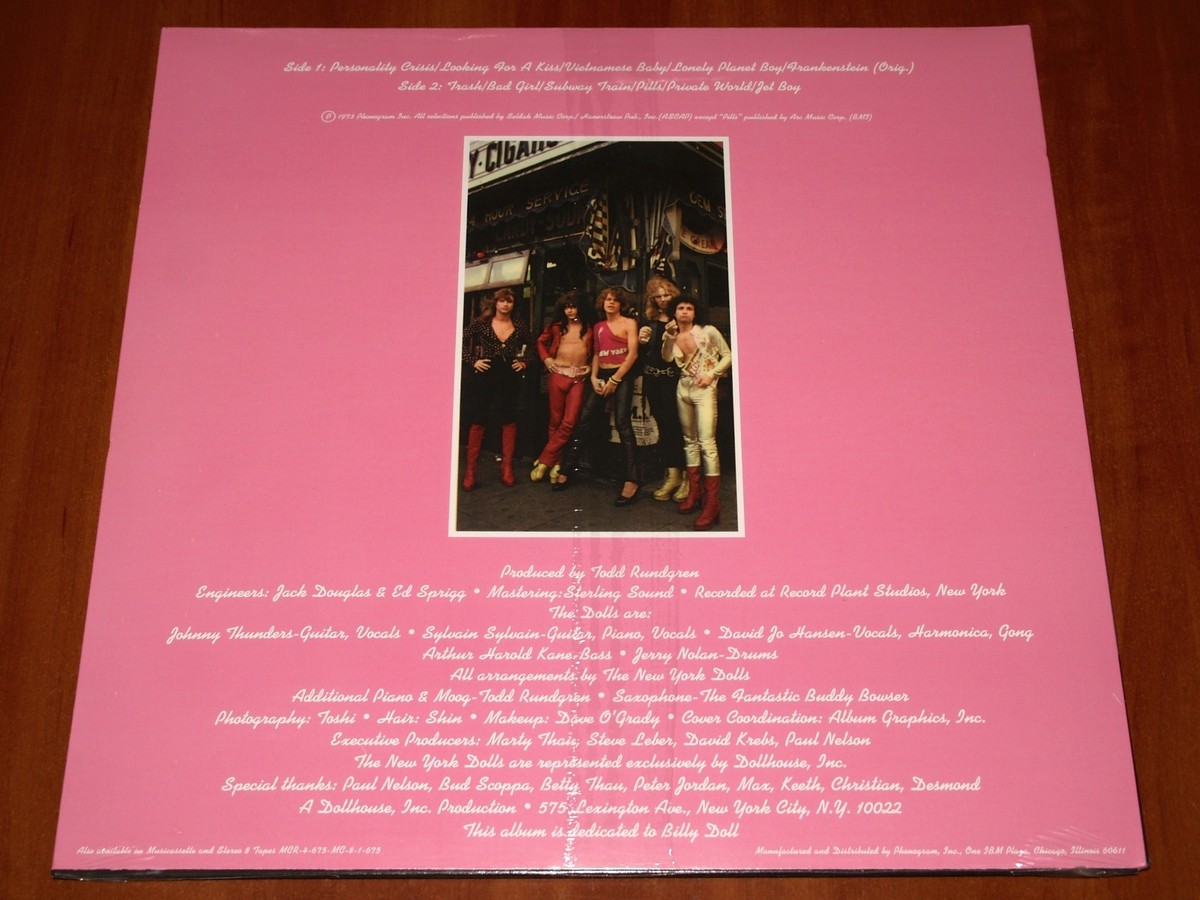 NEW YORK DOLLS 1st ALBUM SELF TITLED LP *RARE* MERCURY US