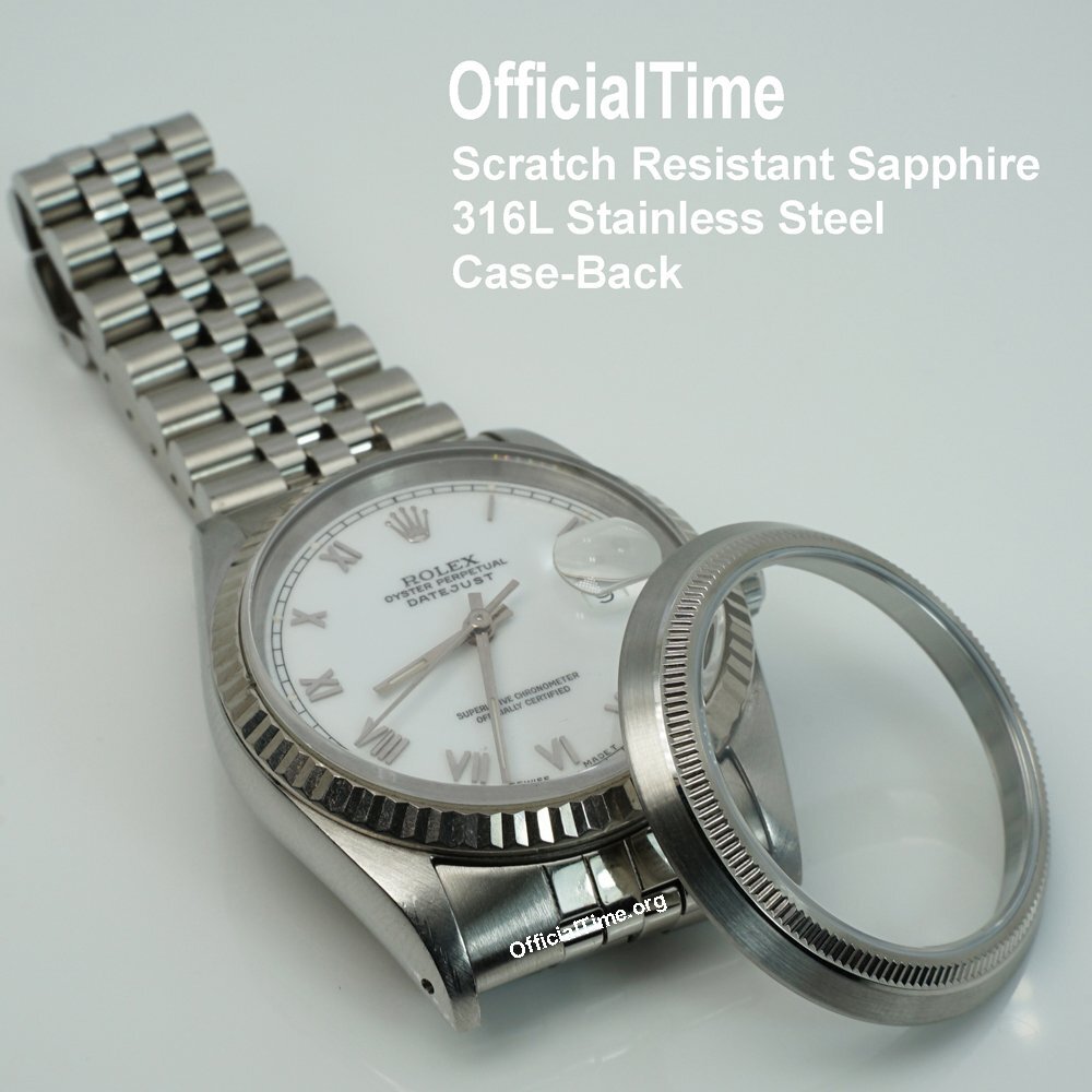 OT Scratch Resistant Sapphire Transparent Case-Back for Rolex