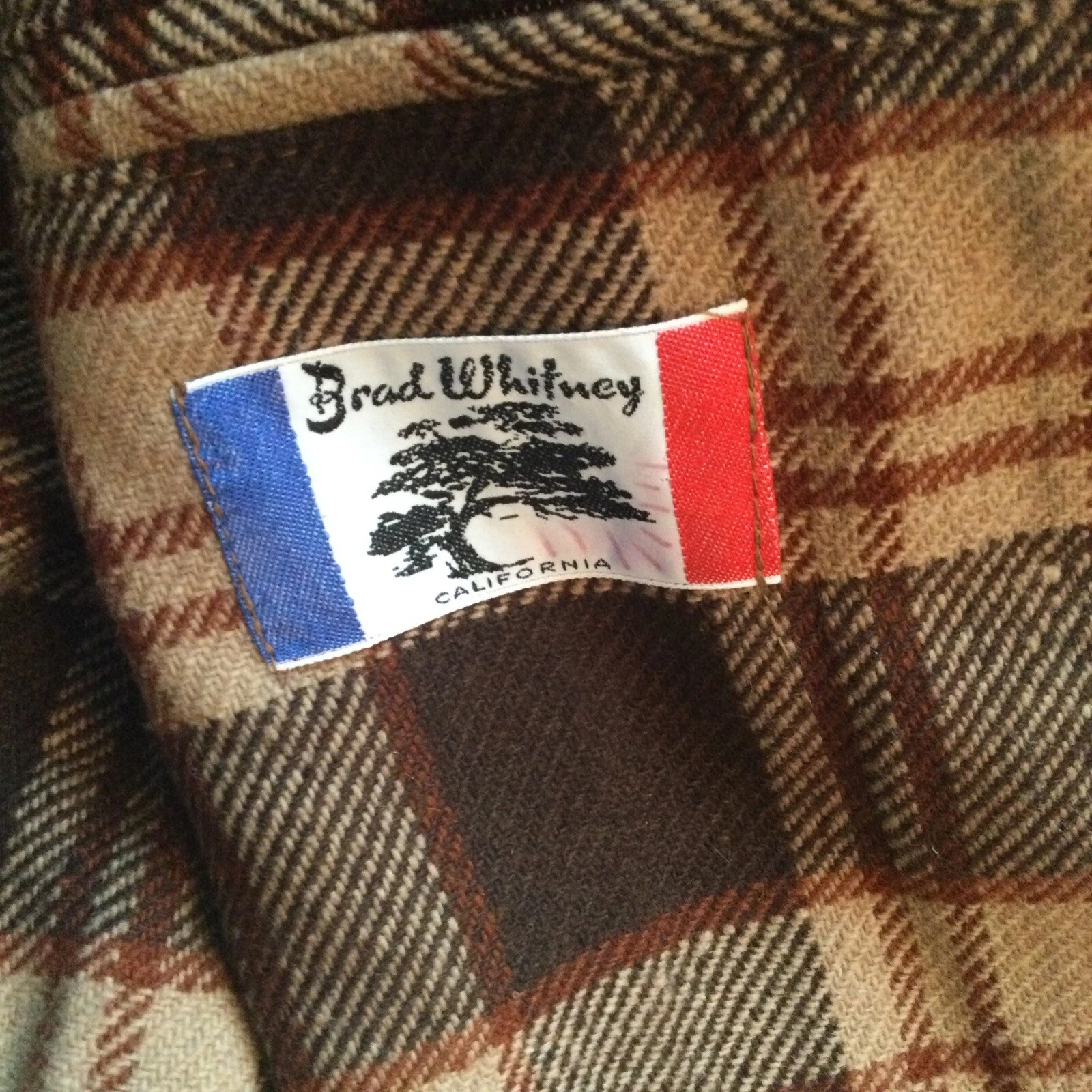 NWT Vintage 70s Brad Whitney Wide Corduroy Jacket Brown W/Belt RARE NEW!! - product detail image 8