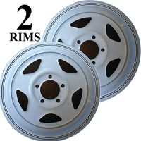 Two 14 Trailer Rim Wheel 14x5.5 5/4.5 Boat Camper Marine Utility Stock 5 Spoke Two 14 Trailer Rim Wheel 14x5.5 5/4.5 Boat Camper Marine Utility Stock 5 Spoke