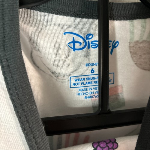 Disney Mickey and Friends Kids’ Cotton Kwanzaa Pajama Set, 2-Piece, Size 6 NEW - Picture 2 of 5