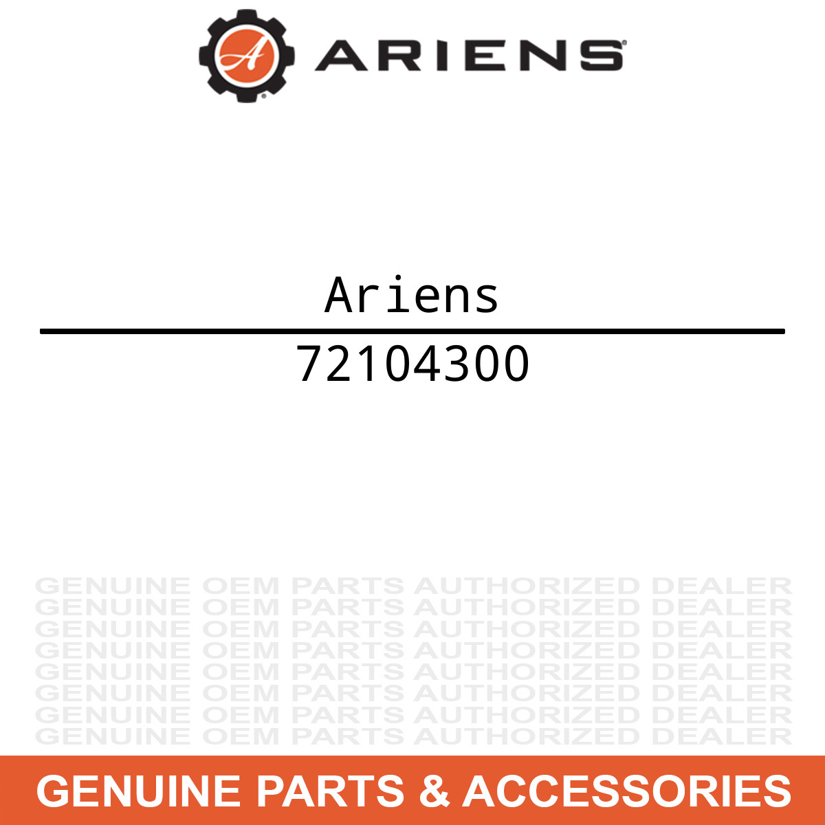 Ariens 72104300 DISPLAY ACCESSORIES TOWER