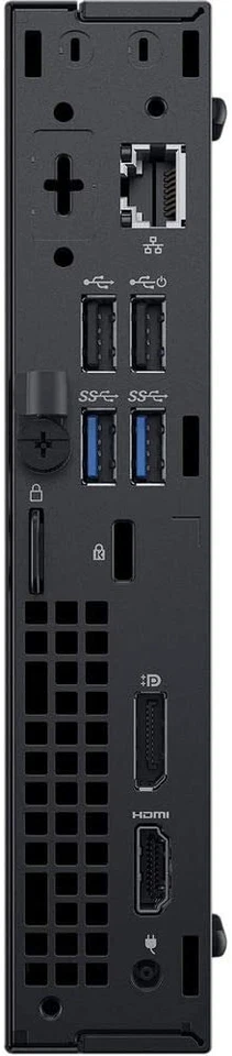 Dell OptiPlex 3060 Micro Desktop PC Intel Core i3-8Gen 4GB RAM 500GB HDD - Black - Image 2 of 2