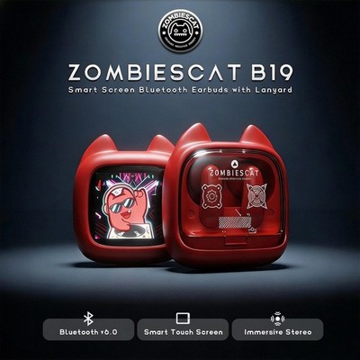 ZombiesCat B19 TWS Bluetooth 6.0 Kopfhörer Touchscreen ENC HiFi In-Ear Earbuds