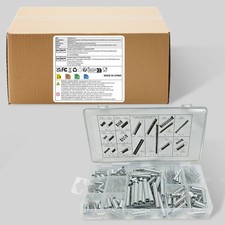 200-Piece Compression & Extension Spring Assortment Kit With Storage Box