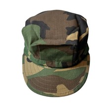 Vintage Utility Cap Mens Small Camo Woodland Camouflage Pattern Type Ii Hat Vintage Utility Cap Mens Small Camo Woodland Camouflage Pattern Type Ii Hat