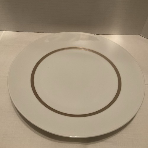 Rosenthal Continental Taupe Band Pattern Dinner Plates 10.25” Set of Two Germany - Picture 2 of 7
