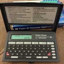 Rolodex Electronic Phone Book Scheduler Radio Shack Planner by EC-384 tested