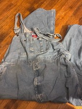 Vintage Dickies Carpenter Blue Denim Heavy Workwear Overall Men's 46X32