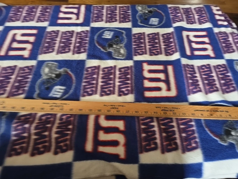 Tela de costura artesanal cuadrada polar de los New York Giants de la NFL 2009 Foto 2 de 4