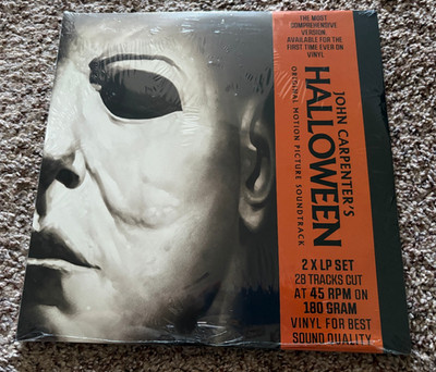 MONDO Halloween Soundtrack OST Orange & Black Splatter SEALED Vinyl VERSION B