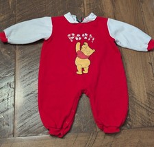 Rare Vintage Disney Winnie the Pooh One Piece Embroidered Romper 24 Months