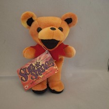 SUNSHINE Grateful Dead Dancing Bean Bear NWT Liquid Blue Vintage Plush 7" Beanie