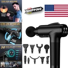 Rechargeable Massage Gun with 30 Speed Levels for Muscle Recovery and Relaxation