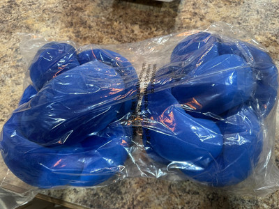 Room Essentials Viral Knot Pillow Lot Navy Blue Brand New