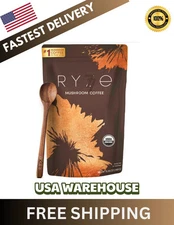 RYSE Mushroom Coffee 30 Servings Per Pack- Organic
