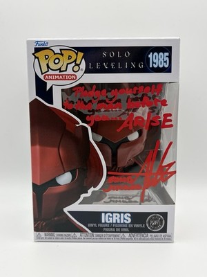 Igris CHASE Funko POP #1985 - Solo Leveling - Signed By Aleks Le SWAU